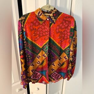 FARM Rio Dotted Patch Scarf Shirt